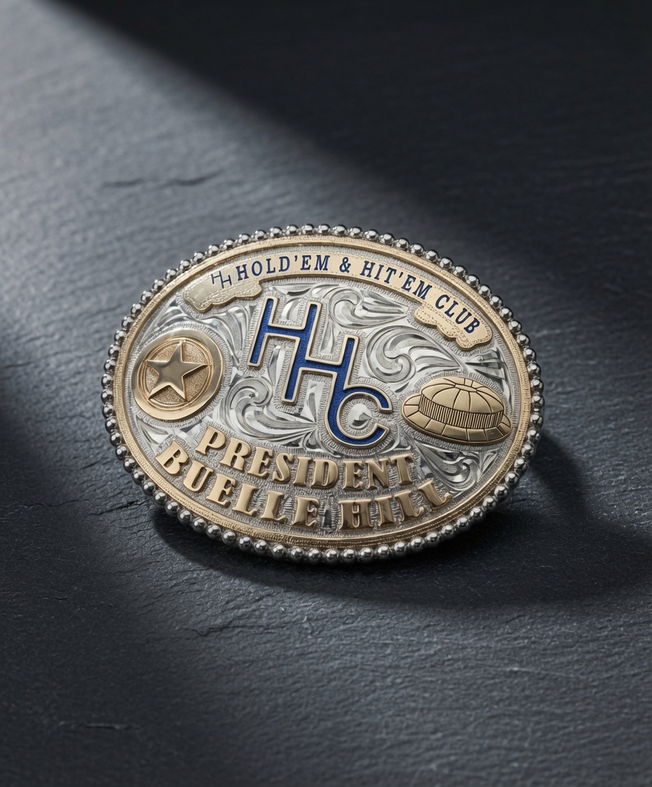 HHC Round Buckle - PRESIDENT'S ONLY